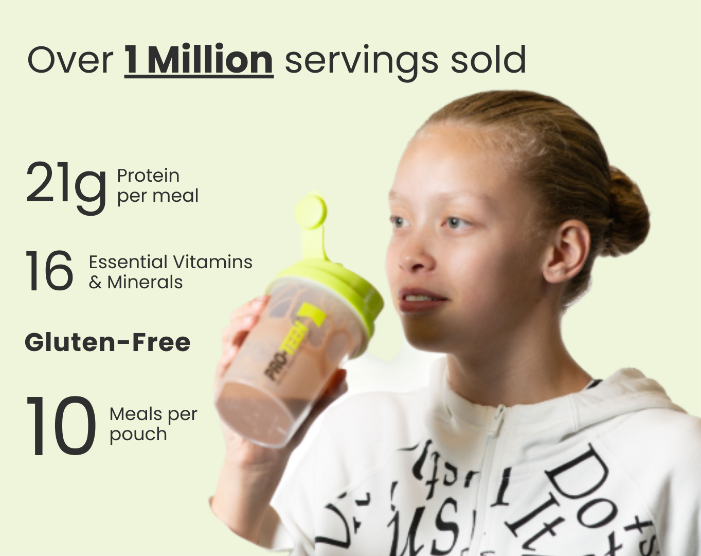 NUTRI-TEEN Shakes 1 Million Servings Sold