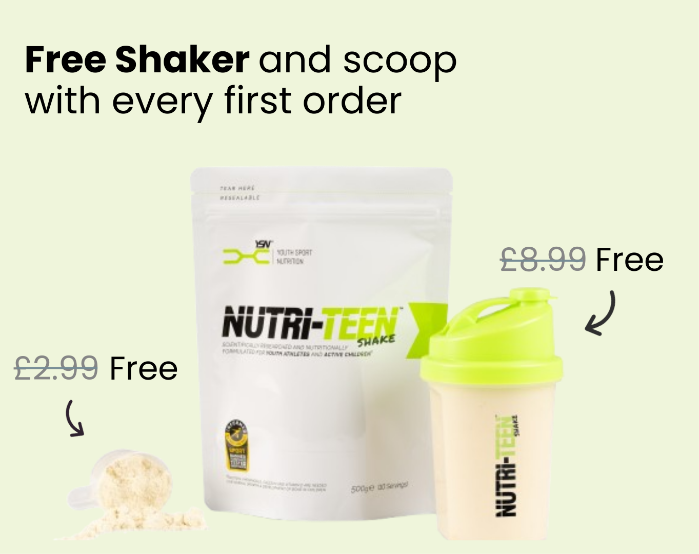 NUTRI-TEEN Shakes Free Shaker