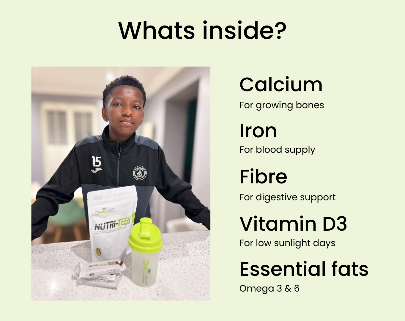 NUTRI-TEEN Shakes Whats Inside