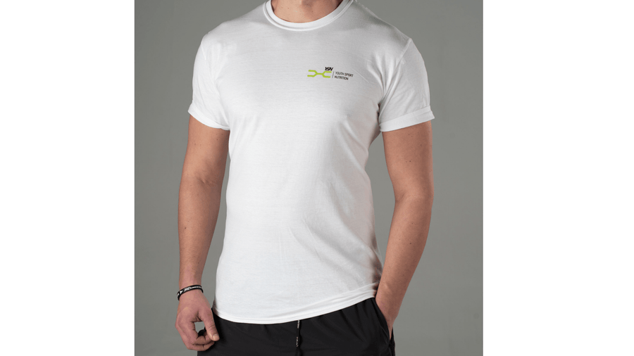 Youth Sport Nutrition SIgnature T-Shirt, White