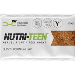 Healthy snack for teen athletes, breakfast bar. Nutri-Teen bar